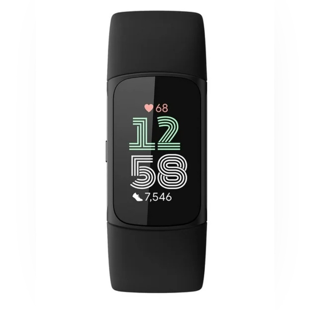 Fitbit Black Smartwatch with Heart Rate Monitor